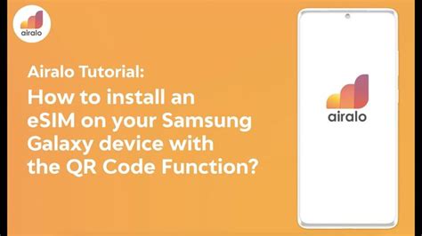 Airalo Tutorial How To Install An ESIM On Your Samsung Galaxy Device