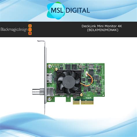 Blackmagic Design DeckLink Mini Monitor 4K - BDLKMINIMON4K - MSL ...