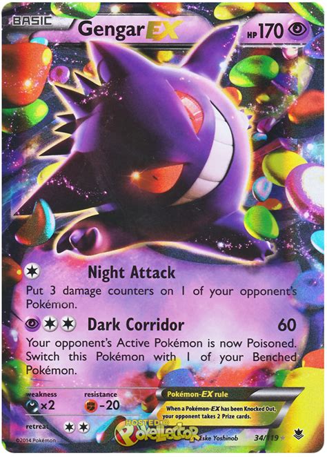 Gengar Ex Phantom Forces Pokemon Card