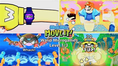 Warioware Move It Wario Microgames Level 13 Including Boss Stage