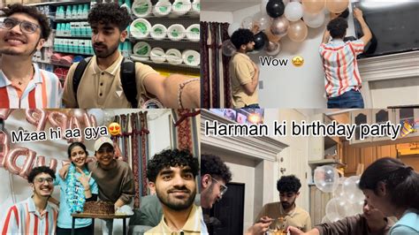 Harman Ko Dia Birthday Ka Surprise Canada Mein Friend Ka Birthday