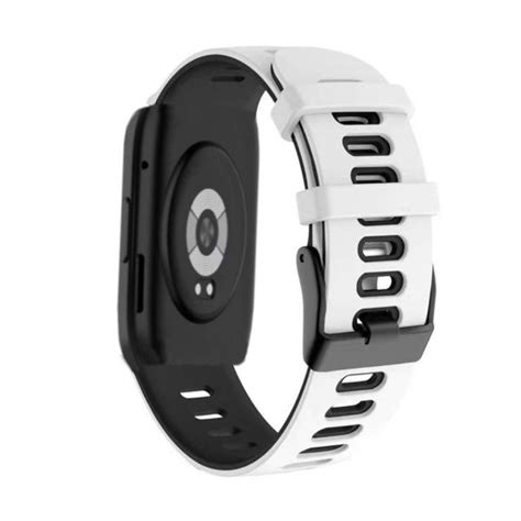 Antiimpacto Bracelete Xiaomi Redmi Watch Outdoor Branco E Preto