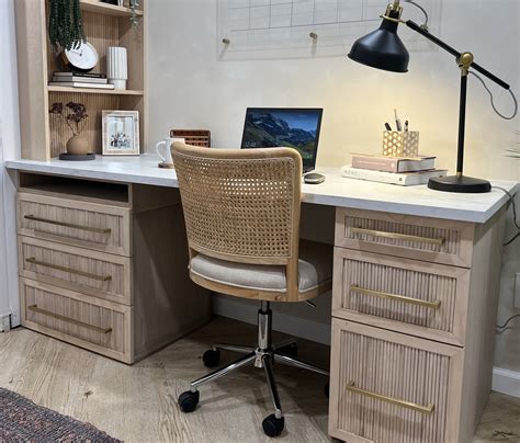 This Ikea Hack Uses 2 Alex Units And A Counter As A Desk Livingetc