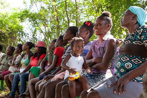 Haiti Infant And Maternal Healthcare Montreal Portrait Editorial