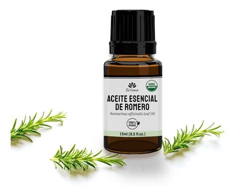 Aceite Esencial De Romero Orgánico 100 Puro 15ml MERCADO BIOSUNA