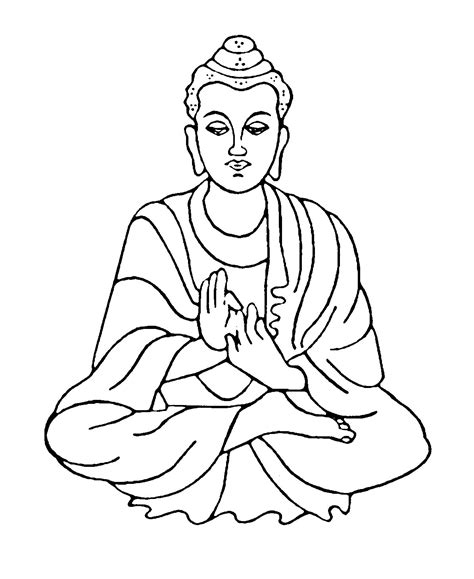 Buddha Easy Drawing At Getdrawings Free Download