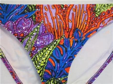 Nwt Abs Allen Schwartz Bikini Bottom Multi Color Floral Print Size