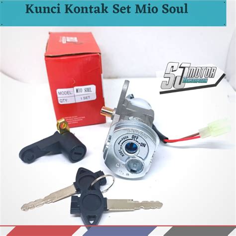 Jual Kunci Kontak Set Assy Jok Mio Soul Fino Karbu Stok Sesuai Stok