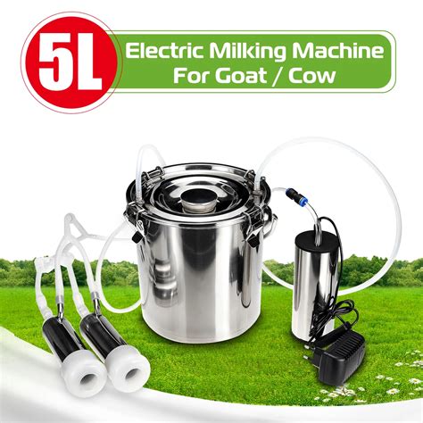 L Upgraded Version Double Head Electric Milking Machines Cow Goat