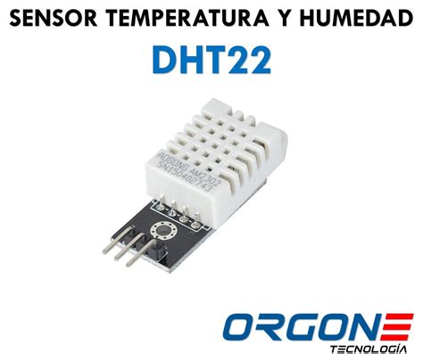 Módulo Sensor Dht22 Temperatura Y Humedad Orgontec