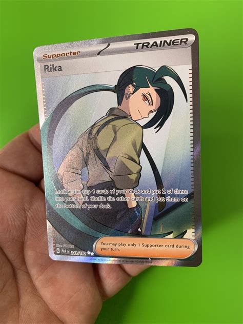 Rika 241 182 Paradox Rift Full Art Rare Pokémon Card Mint eBay