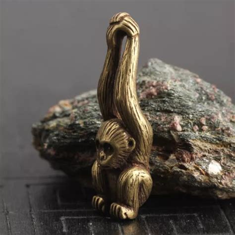 Figurine Singe En Laiton Artisanale Statue Miniature Pour D Coration De