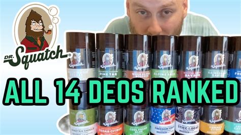 Ranking All Dr Squatch Deodorants Worst To Best Youtube