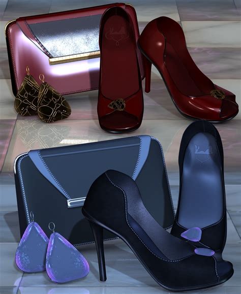 Totally Hot Accessories 3D Figure Assets Nirvy