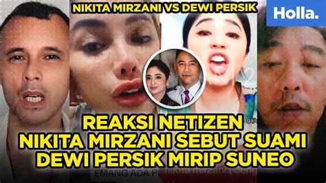 Reaksi Netizen Nikita Mirzani Sebut Suami Dewi Persik Mirip Suneo