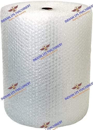 Air Bubble Wrap Rolls Pattern Bubbling Plain Indian Eps Machinery