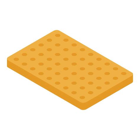 Sugar Biscuit Icon Isometric Style 15378820 Vector Art At Vecteezy