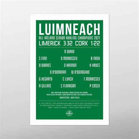 Limerick All Ireland Senior Hurling Champions 2021 by homebird.ie