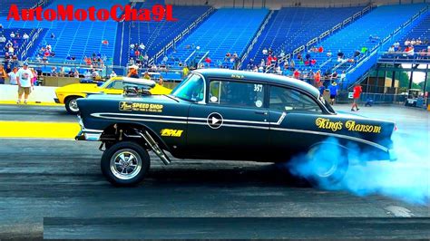 Old School Blown Gasser Drag Racing Youtube