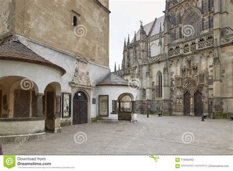 Kosice, Slovakia - 17 April 2018: St. Elizabeth`s Cathedral in Kosice ...