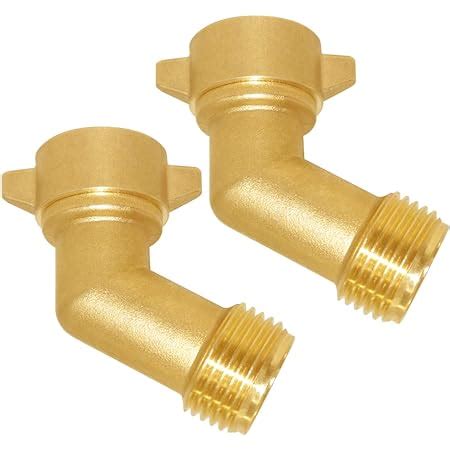 Amazon Joywayus 2PCS 3 4 GHT Garden Hose 45 Degree Elbow Brass