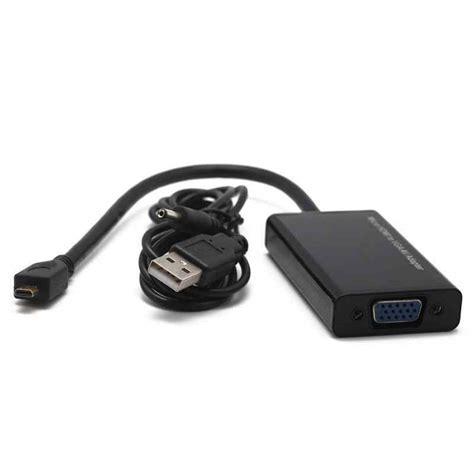 Micro HDMI To VGA AV Adapter