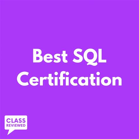 Best Sql Certification Classes Of Free Sql Courses