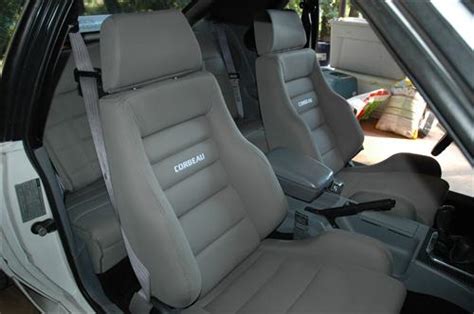 Corbeau Mustang Gts 2 Seat Pair Gray Cloth 20309 Lmr