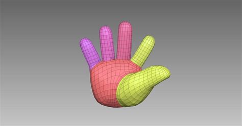 5 Stylized Hands Base Mesh 3d Model By Khatri3d