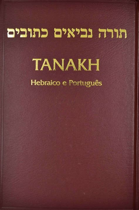 Tanakh Hebraico E Portugu S Capa Dura Vinho