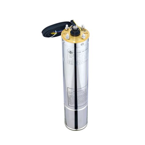 Stainless Steel Deep Well Single Impeller Submersible Water Pump