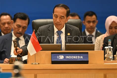 Presiden Joko Widodo Pimpin Ktt World Water Forum Antara Foto