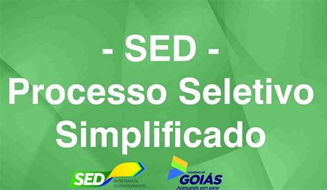 Segplan Divulga Edital Para Processo Seletivo Da SED SIC