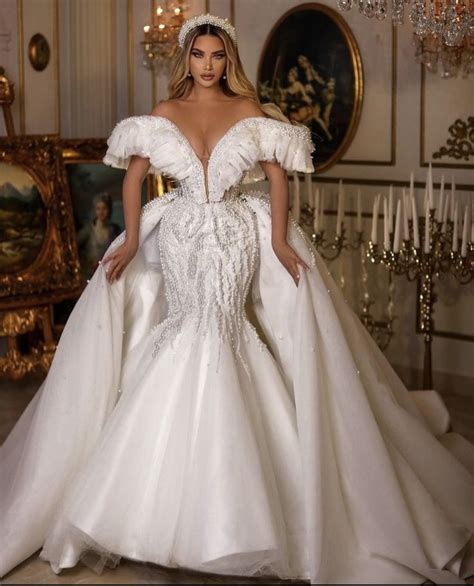 Pin By Bajan Diva On Wedding Dresses Hairstyles Glamourous Wedding