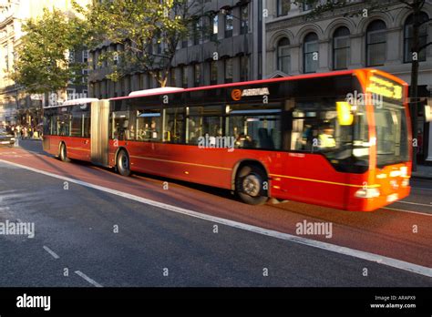 Bendy Bus in London UK Stock Photo - Alamy