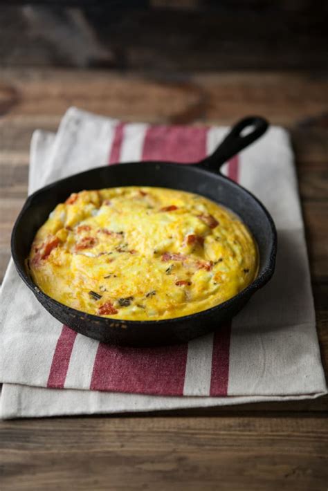 Tomato Herb And Goat Cheese Frittata