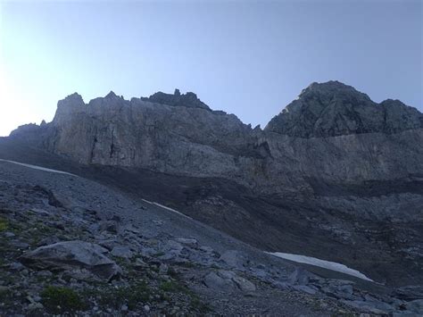 Blick zu den Tschingelhörner das Martinsloch ist hikr org