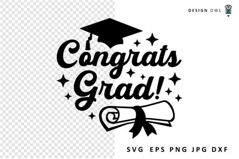 Congrats Grad Graduation SVG