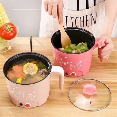 Jyl L Multifunction Electric Skillet Stainless Steel Hot Pot Noodles Rice Cooker Steamed Egg
