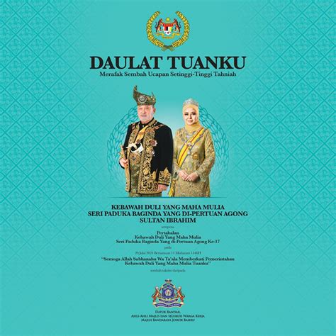 DAULAT TUANKU MERAFAK SEMBAH UCAPAN SETINGGI TINGGI TAHNIAH KEBAWAH