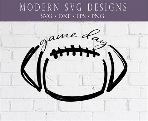 Game Day Football SVG Football SVG Cut File for T-shirt - Etsy