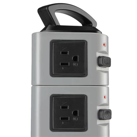 Power Strip With Usb Surge Protector 6 Outlet 4 Usb Port Charger