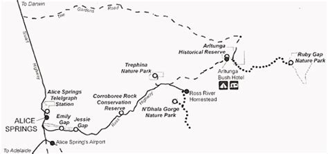 The East Macdonnell Ranges Alice Springs Australia