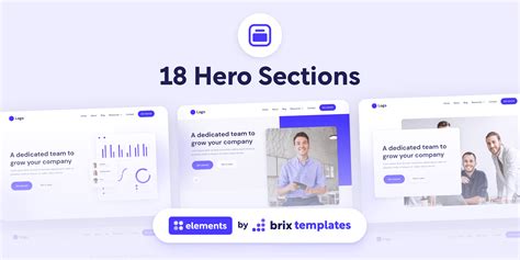 Hero Sections Webflow Cloneable Template BRIX Templates