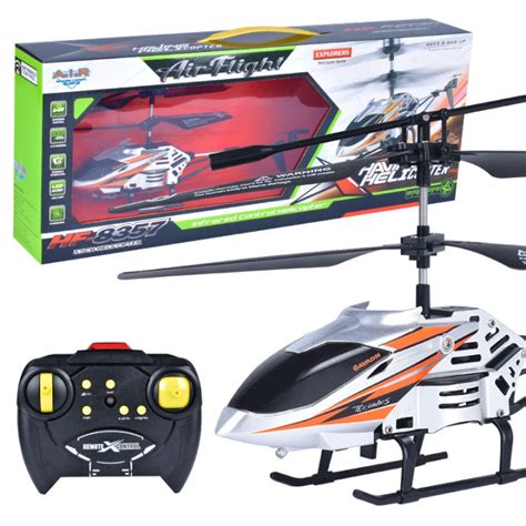 Remote Control Helicopter 8002 Pesawat Terbang 3 5CH LED Alloy