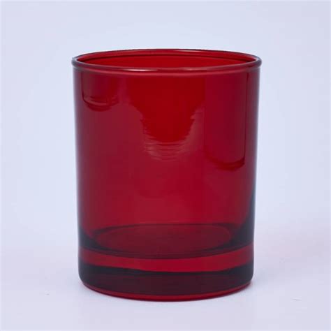 Box Of 6 30cl Red Candle Glass Set Illuminate Your Space In Style Supplies For Candles™