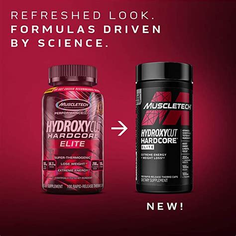 Muscletech Hydroxycut Hardcore Elite 100 Capsules Super Supplement