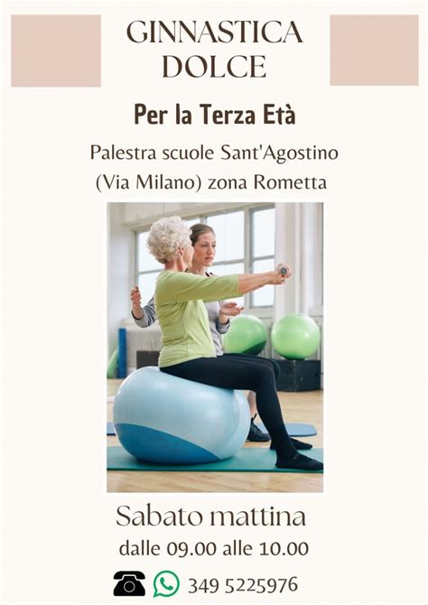 Ginnastica Dolce per la terza età MYA Ginnastica