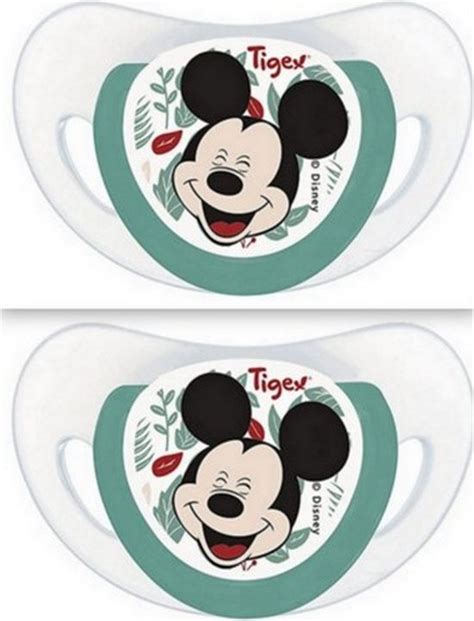 Tigex Nuk Fopspen 2 Stuks Disney Baby Groen 18 36 Maanden Bol