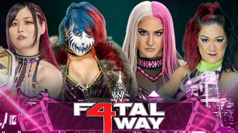 Wwe K Fatal Way Match Dakota Kai Vs Bayley Vs Asuka Vs Iyo Sky